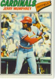 1977 Topps Baseball Cards      136     Jerry Mumphrey RC